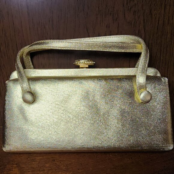 Vintage Gold After 5 Evening Purse with Coin Purse - Picture 1 of 7